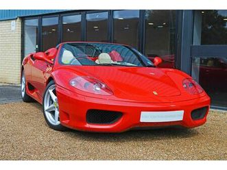 ferrari 360 spider manual - low mileage