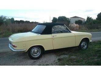 1968 peugeot 204 convertible jaune manuel, 3 vitesses con...