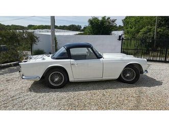 1964 triumph tr4 blanc manuel, 4 vitesses conduite à gauc...