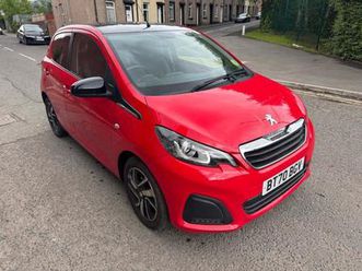 2021 peugeot 108 1.0 allure euro 6 (start/stop) 5dr red