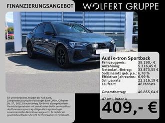 audi e-tron sportback s line 55 quattro matrix*ahk