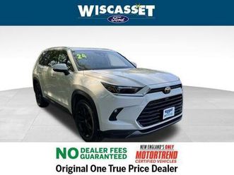 used 2024 toyota grand highlander limited