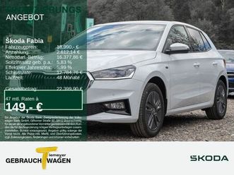 skoda fabia 1.0 tour climatronic led kamera