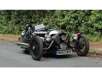 2013 morgan 3 wheeler noir manuel, 5 vitesses conduite à...