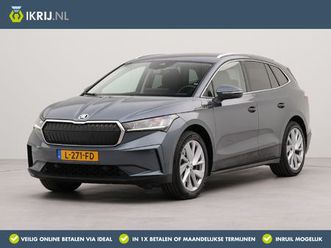 skoda enyaq iv 80 | apple carplay | navigatie | infotainment | warmtepomp | achteruitrij camera | parkeersensoren voor en achter | spraakbediening |