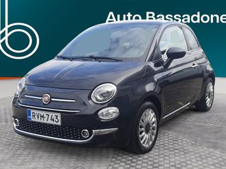 fiat 500 hybrid dolcevita / tehdastakuu voimassa /lasikatto / vakkari / aut. ilmast. / *** 0,99% kulut black
