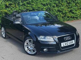 audi a3 cabriolet 1.2 tfsi s line euro 5 (start/stop) 2dr
