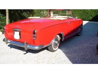 1958 peugeot 403 cabriolet rouge manuel, 4 vitesses condu...