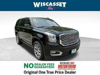 used 2018 gmc yukon denali