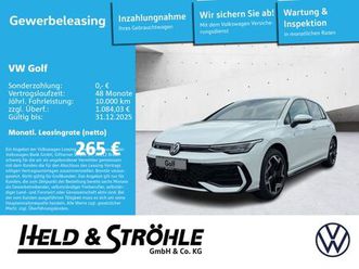 volkswagen golf r-line 1,5 l etsi dsg hud aktionszulassung