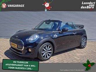mini cooper mini cabrio 1.5 pepper business navigatie groot scherm | stoelverwarming | cruise | parkeersensoren