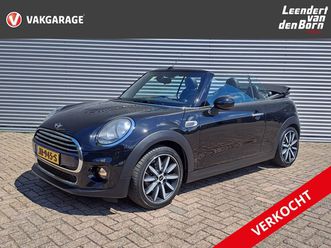 mini cabrio - 1.5 cooper pepper business navigatie groot scherm | stoelverwarming | cruise | parkeersens