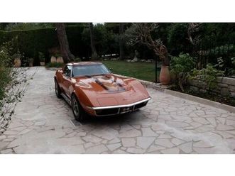 1972 chevrolet corvette orange automatique, 3 vitesses co...