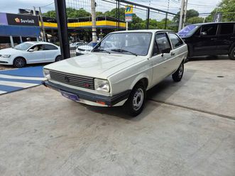 vw gol 1984 1.6 raridade - placa preta