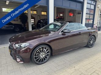 mercedes-benz e-klasse cabrio - 400 d 4matic amg/widescreen/sfeerverlichting
