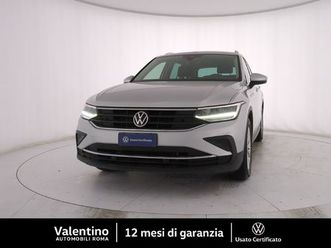 volkswagen tiguan 1.5 tsi 150 cv dsg act life del 2021 usata a roma