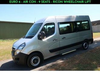 2020 vauxhall movano 2.3 cdti 3500 biturbo edition l2 h2 wheelchair accessible minibus fwd euro ...
