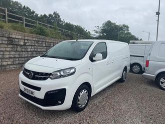 2020 vauxhall vivaro (70) l2 sportive h1 van only 33,000 miles £13250 +vat panel van diesel manual