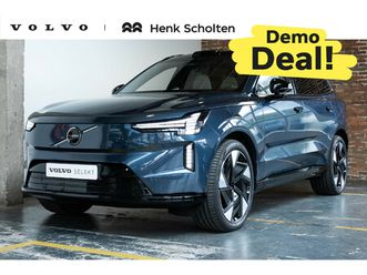 volvo ex90 twin motor performance ultra 7p. 111 kwh | panoramadak | actieve luchtvering | verwarmbare voorstoelen en achterbank | stuurverwarming | premium audi