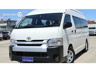 2018 toyota hiace commuter (12 seats) for sale $54,990