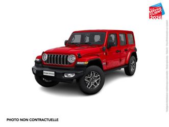 jeep wrangler 4xe hybride recharg sahara 2.0 turbo t4 280kw 380ch b de démonstration - hess automobile