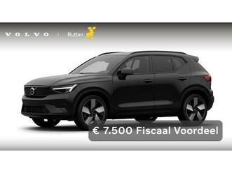 volvo ex40 252pk single motor extended range 82 kwh plus / lounge pakket / panoramadak / extra getint glas / nubuck bekleding