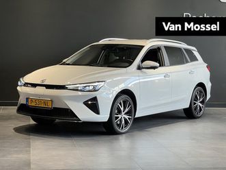mg mg5 - standard range luxury 50 kwh | eerste eigenaar | navigatie | 360 camera | lederbekleding |