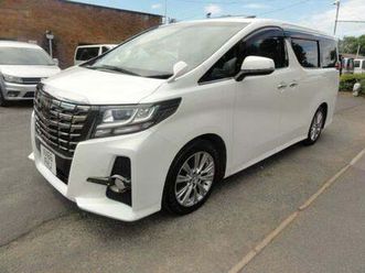 2016 toyota alphard s-a package uk car play grade 4.5! bimta mpv petrol automatic