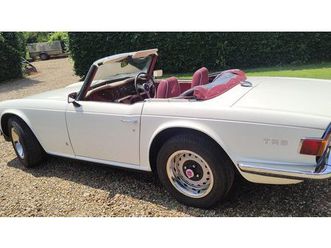 1971 triumph tr6 blanc manuel, 5 vitesses conduite à droi...