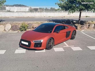 audi r8 v10 plus 5.2l 610 ch covering rouge unique, 2015 (année modèle non fapée=sonorité), 57000km