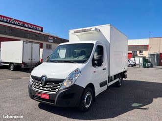 renault master iii 2.3 dci 130 euro 6 châssis cabine frigorifique - frigo route + secteur 220v mono – hayon élévateur + porte latérale