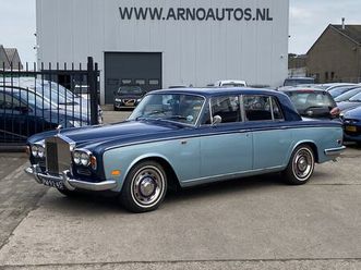 rolls-royce silver shadow - 6.8 saloon, bj 1971, apk en wegenbelasting vrij, two tone color, stuurbekrachtiging, 4x el
