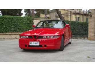 1989 alfa romeo sz rosso manuel, 5 vitesses conduite à ga...