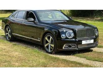 2019 bentley mulsanne noir automatique, 7+ vitesses condu...