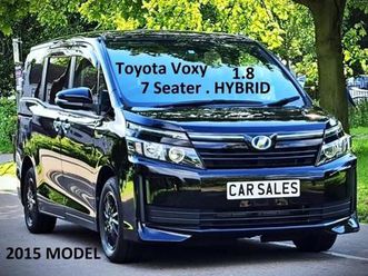 2015 toyota voxy 1.8 hybrid automatic 81,900 miles. 7 seater. hybrid petrol. px ok mpv petrol/ele...