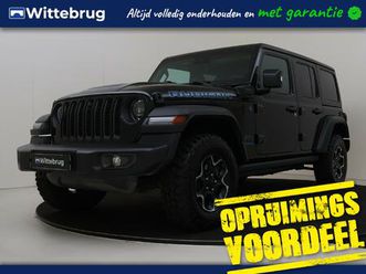 jeep wrangler unlimited 4xe 380pk rubicon uitverkoop!!! | | leder | navigatie | camera | stoelverwarming