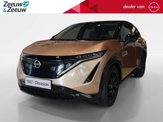 nissan ariya e-4orce advantage edition plus 91 kwh | demonstratie auto | 20 inch velgen black | 600nm koppel | 1500kg trekgewicht | direct leverbaar!