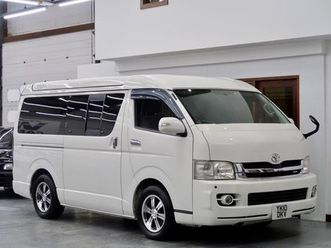 toyota hiace 2.7 auto 5dr petrol mpv camper (5 seats)
