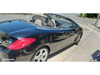 peugeot 308 cc coupé - cabriolet black & white edition noire métal