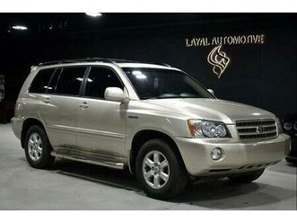 used 2003 toyota highlander limited