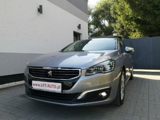 peugeot 508 i 2.0hdi 163km klimatr full led automat kamera alu skóra salon gwaranc