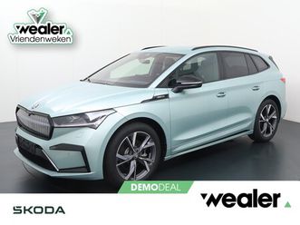 skoda enyaq iv - 60 sportline 180 pk navigatie | canton geluidssysteem | apple carplay/android auto | cryst