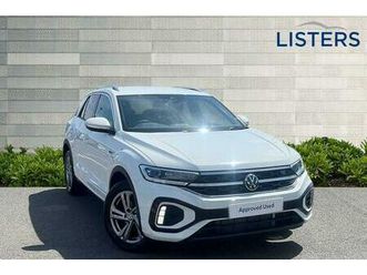 2025 volkswagen t-roc 1.5 tsi r-line 5dr dsg suv petrol automatic