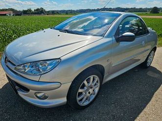 peugeot 206 cc 2.0 - 135 leder klimatronik alu el. verd.