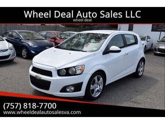 used 2014 chevrolet sonic ltz
