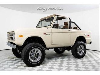 used 1966 ford bronco velocity signature series bronco! stunning build! 5.0 coyote engine! loaded