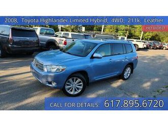 used 2008 toyota highlander hybrid limited