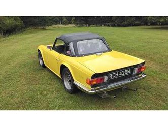 1974 triumph tr6 jaune manuel, 4 vitesses conduite à droi...