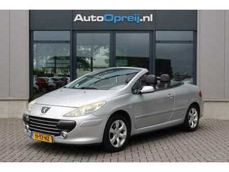 peugeot 307 - 307cc 2.0-16v xs clima, half leder