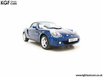 an incredible toyota mr2 roadster 3rd gen w30 with 2,096 miles from new